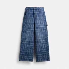 Pantalon de charpentier en denim signature, en Coton biologique