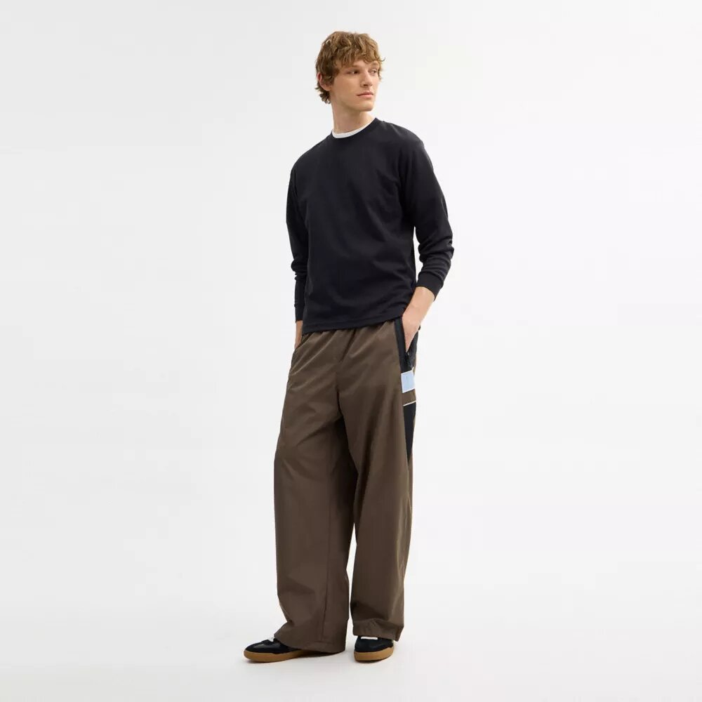 Pantalon de survêtement à coupe droite en Polyester recyclé