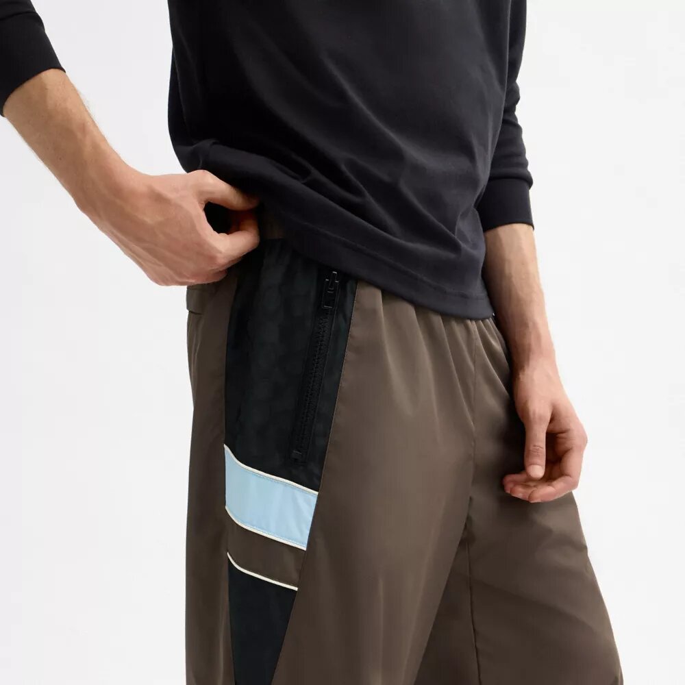 Pantalon de survêtement à coupe droite en Polyester recyclé