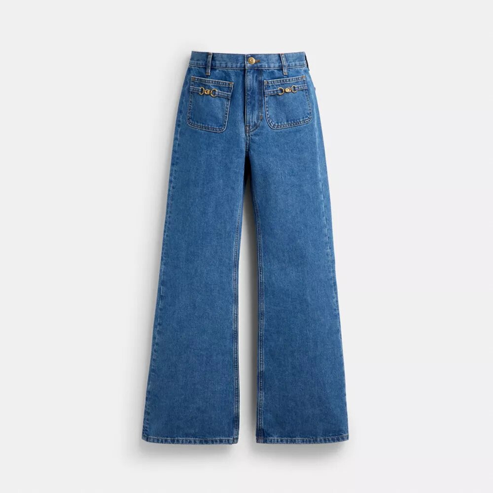 Pantalon en denim « Sculpted C » en coton biologique