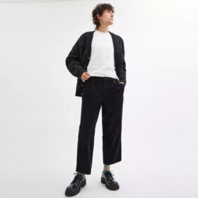 Pantalon en velours côtelé