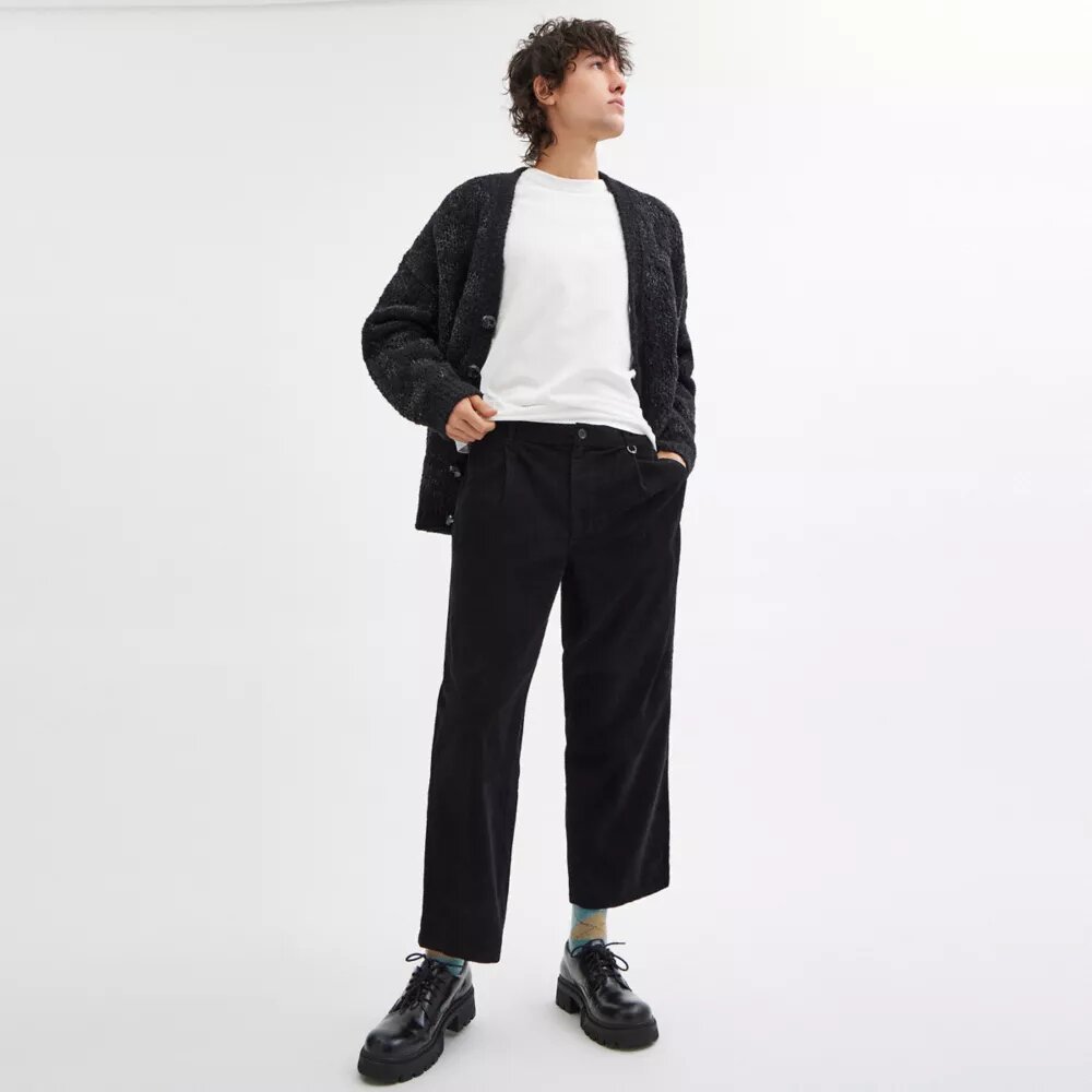 Pantalon en velours côtelé