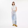 Pantalon à rayures en patchwork