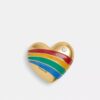 Pendentif « Cœur arc-en-ciel » pour Charms de chaussures