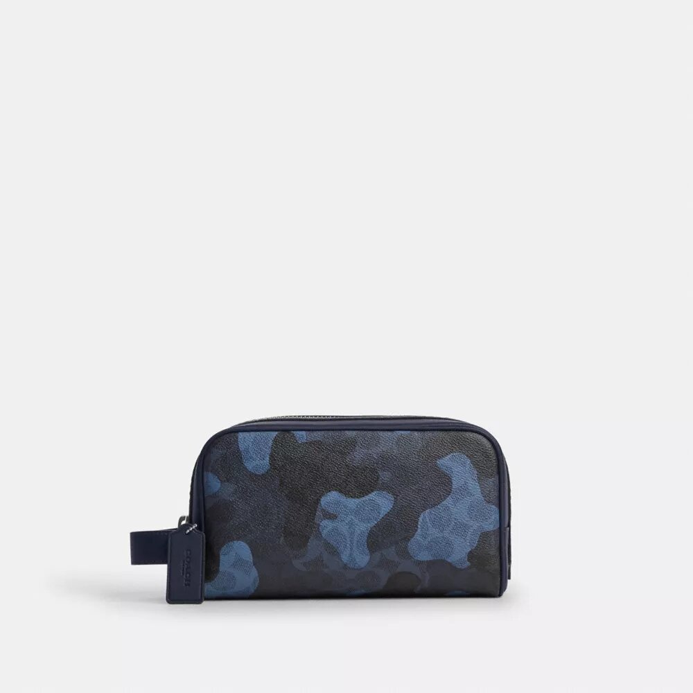 Petit kit de voyage à l’imprimé camouflage emblématique
