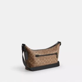 Petit sac bandoulière Finn avec pochette en Signature Canvas