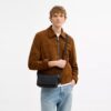 Petit sac bandoulière à rabat Jack en Signature Canvas