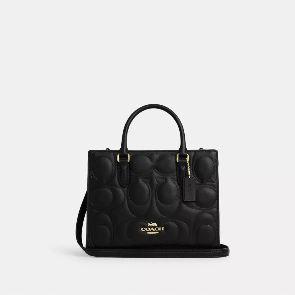 Petit sac cabas Maggie en cuir emblématique