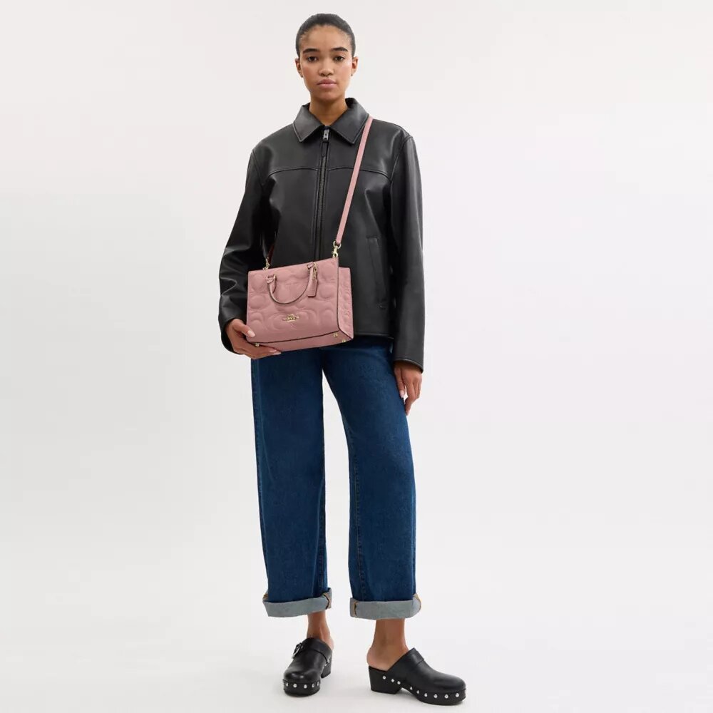 Petit sac cabas Maggie en cuir emblématique
