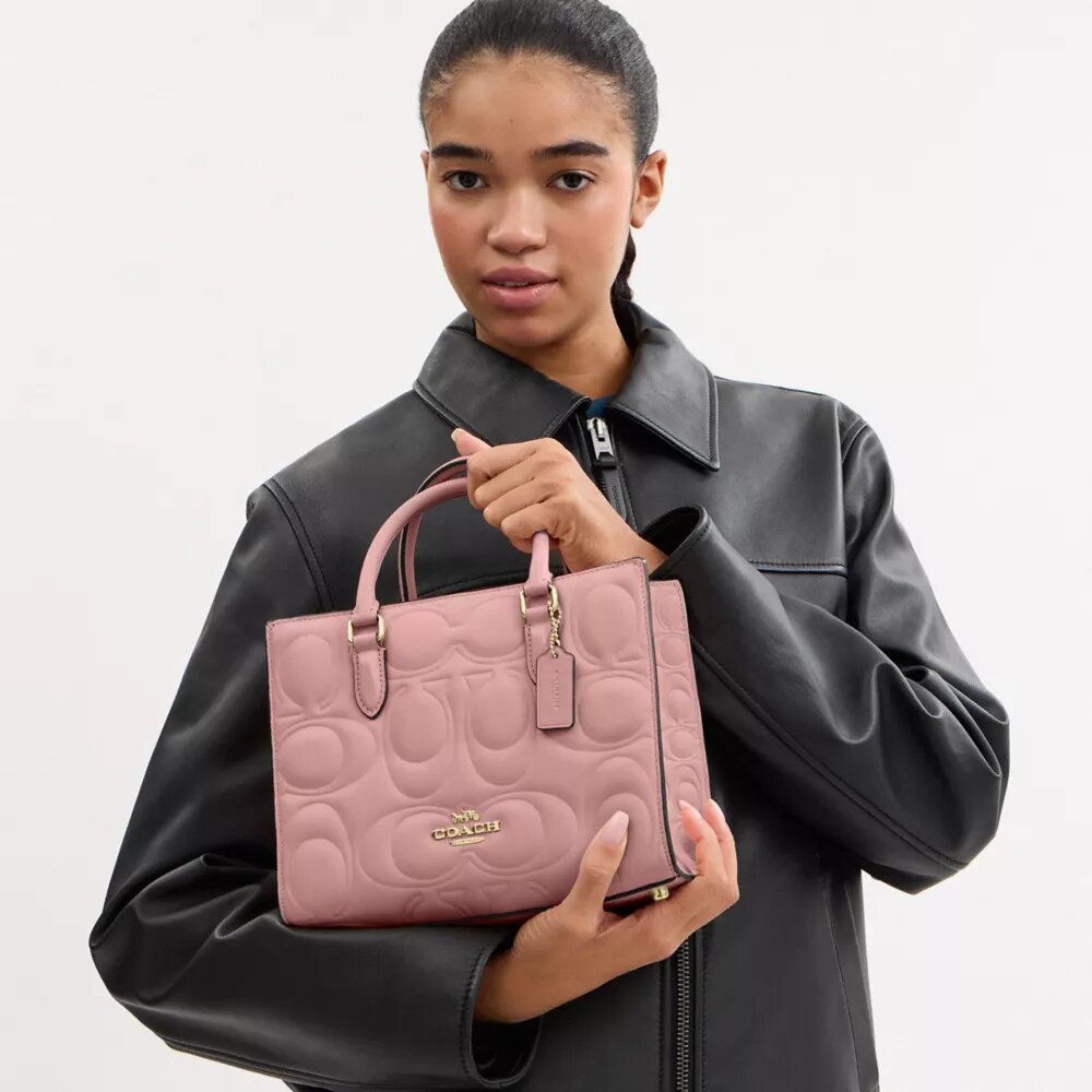 Petit sac cabas Maggie en cuir emblématique