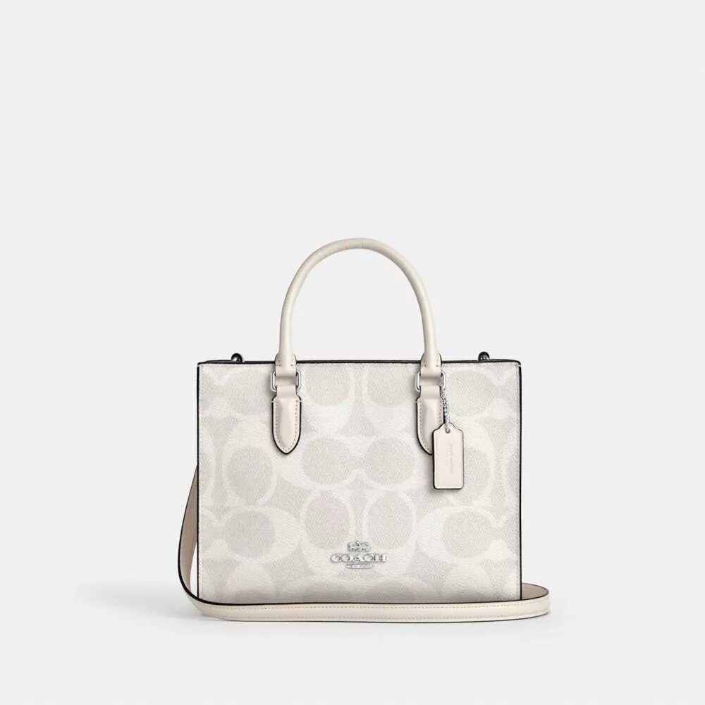 Petit sac cabas Maggie en Signature Canvas