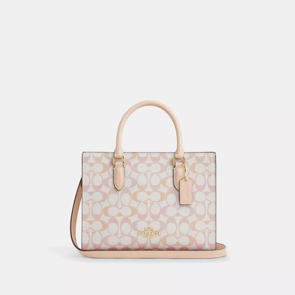 Petit sac cabas Maggie en Signature Canvas