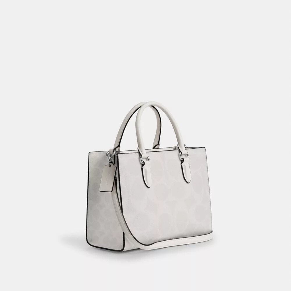 Petit sac cabas Maggie en Signature Canvas