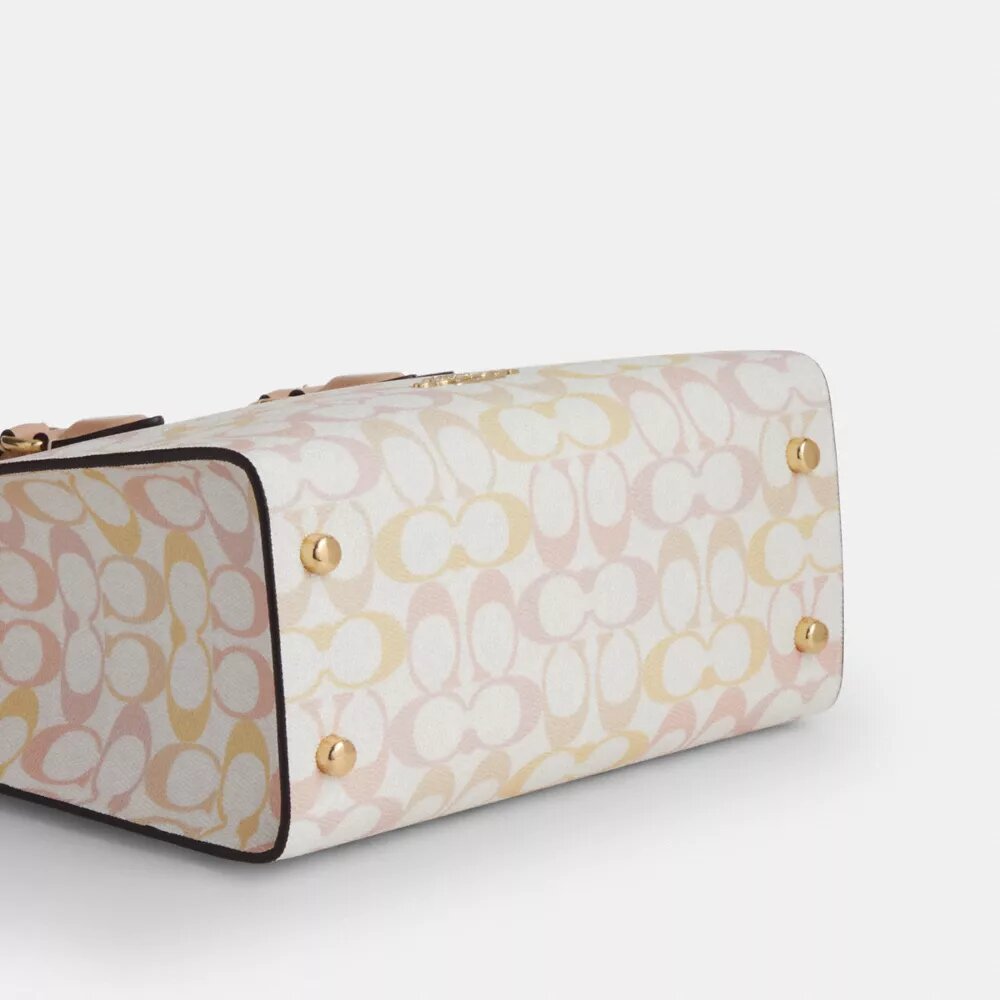 Petit sac cabas Maggie en Signature Canvas