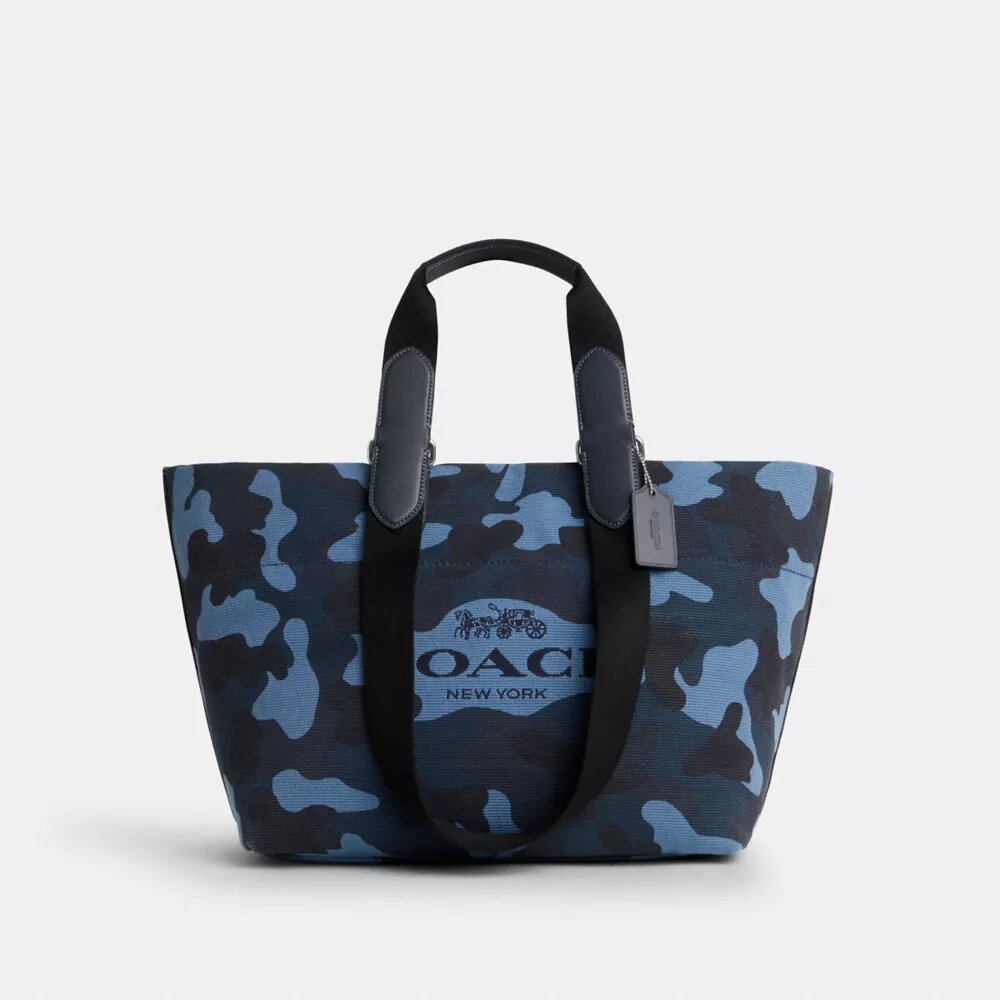 Petit sac cabas « Tour » à imprimé camouflage