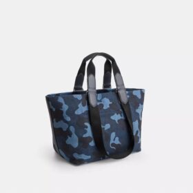 Petit sac cabas « Tour » à imprimé camouflage