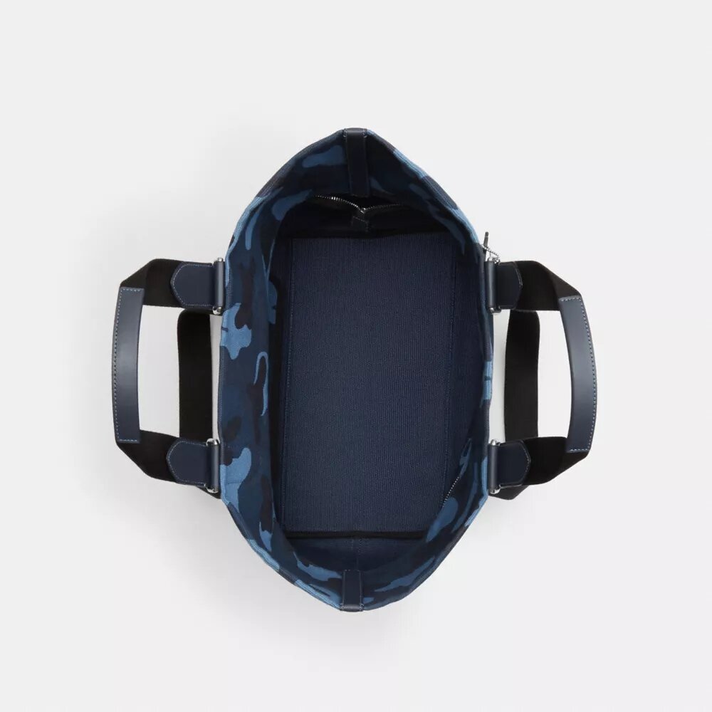 Petit sac cabas « Tour » à imprimé camouflage
