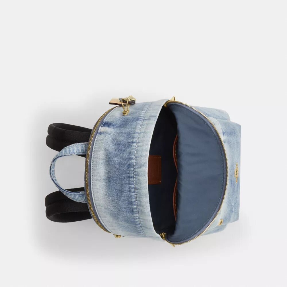 Petit sac à dos Taylor en denim « Loved »