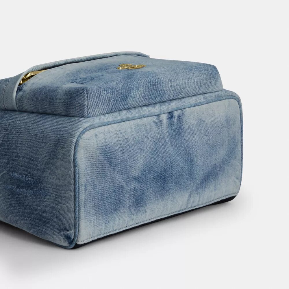 Petit sac à dos Taylor en denim « Loved »