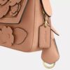 Petit sac porté épaule à rabat Etta avec application florale