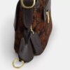 Petit sac porté épaule à rabat Etta en chenille emblématique