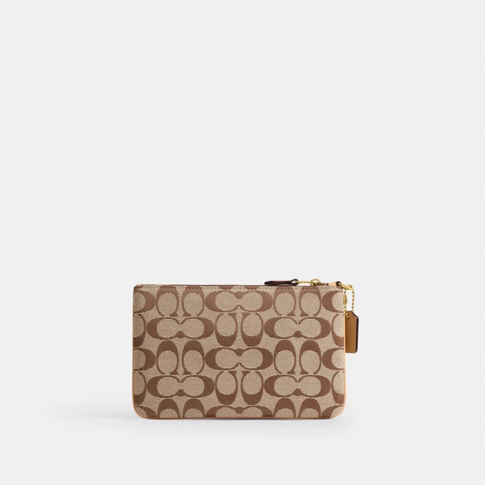 Petite pochette dragonne Essential en jacquard emblématique