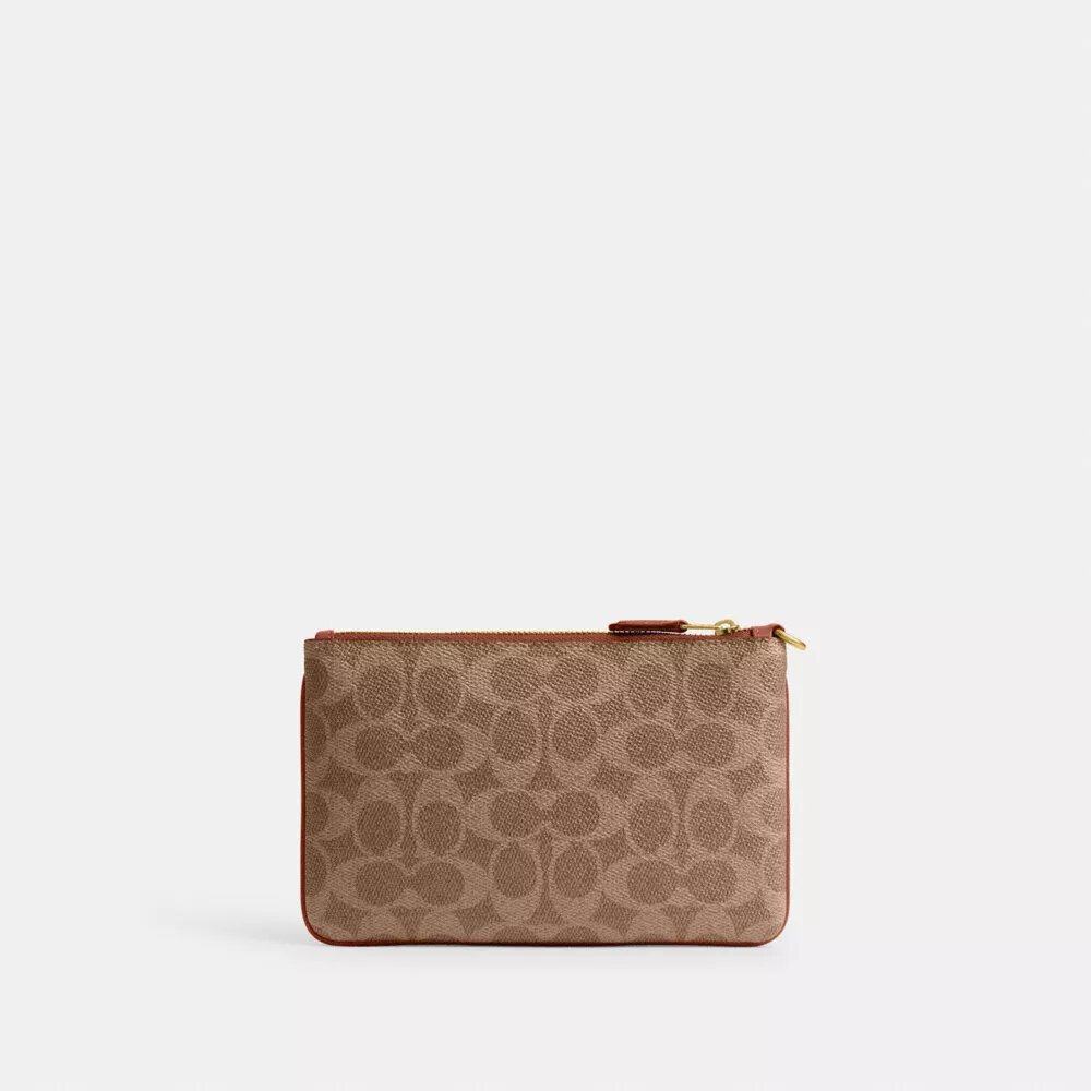 Petite pochette dragonne Essential en Signature Canvas