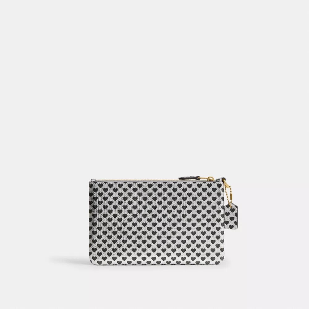 Petite pochette dragonne Essential à imprimé cœurs