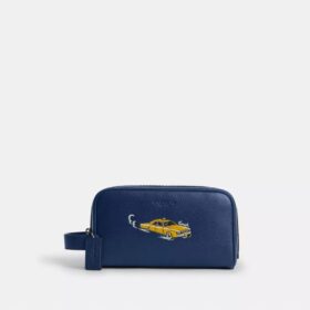Petite trousse de voyage avec imprimé voiture