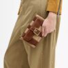 Pochette dragonne Ashton avec patchwork rayé