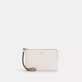 Pochette dragonne à fermeture éclair d'angle