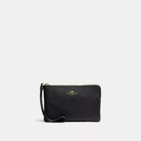 Pochette dragonne à fermeture éclair d'angle