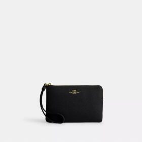 Pochette dragonne à fermeture éclair d'angle