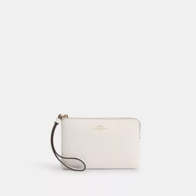 Pochette dragonne à fermeture éclair d'angle