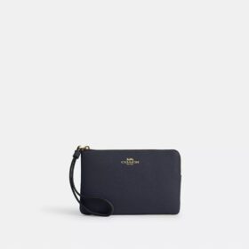 Pochette dragonne à fermeture éclair d'angle