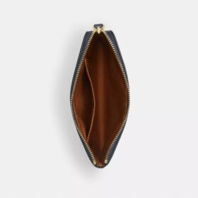 Pochette dragonne à fermeture éclair d’angle