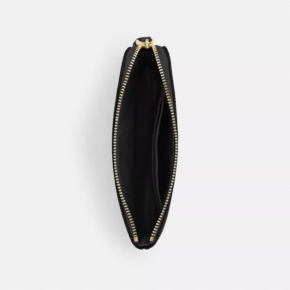 Pochette dragonne à fermeture éclair d'angle