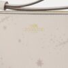 Pochette dragonne à fermeture éclair d'angle avec imprimé étoiles