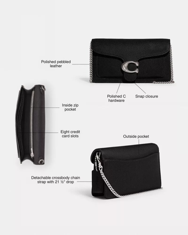 Pochette Tabby à chaîne
