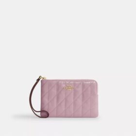 Pochettes dragonne avec fermeture à glissière dans le coin et matelassage