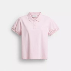 Polos ajustés Coach Script en coton biologique