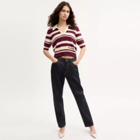 Polos en maille rayée