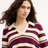 Polos en maille rayée