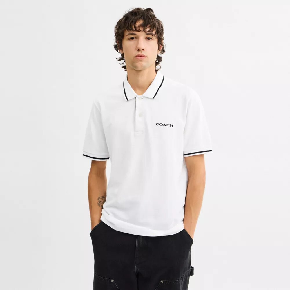 Polos Signature Trim en coton biologique
