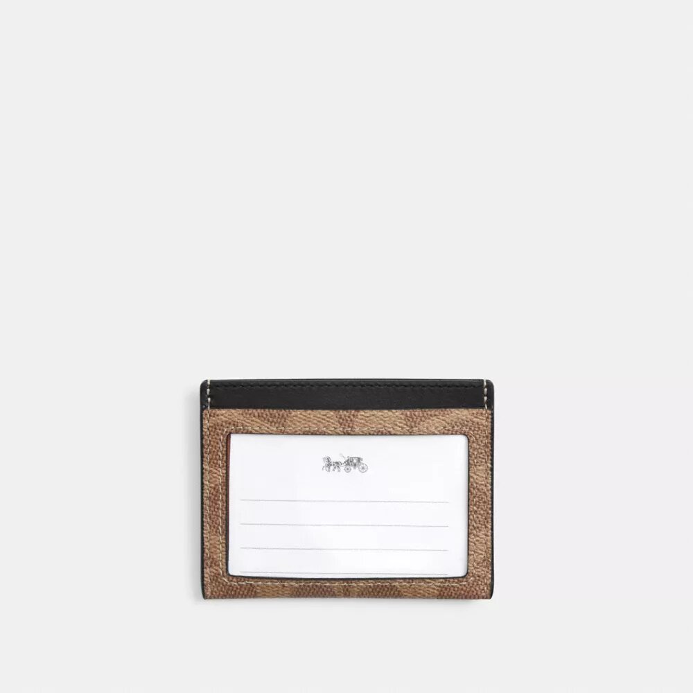 Porte-carte d’identité fin en Signature Canvas