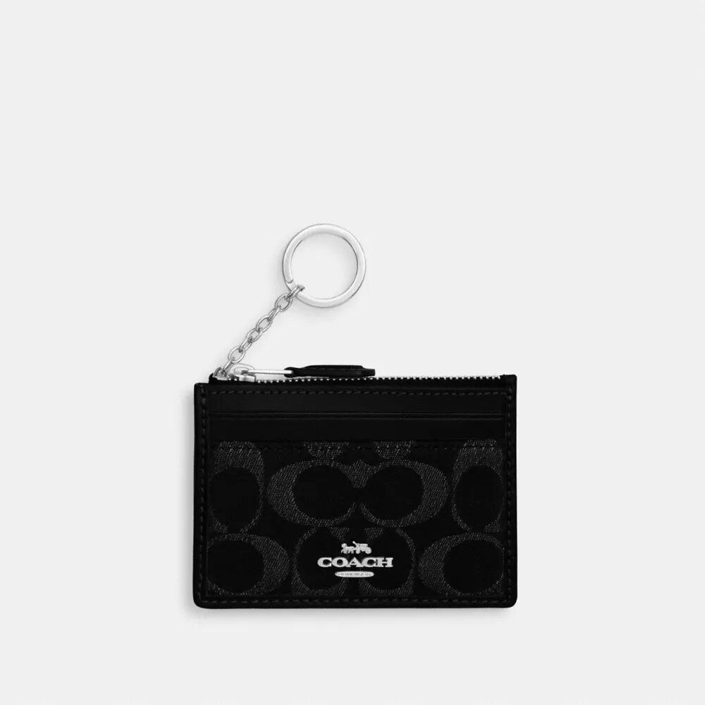 Porte-carte d’identité Mini Skinny en denim emblématique