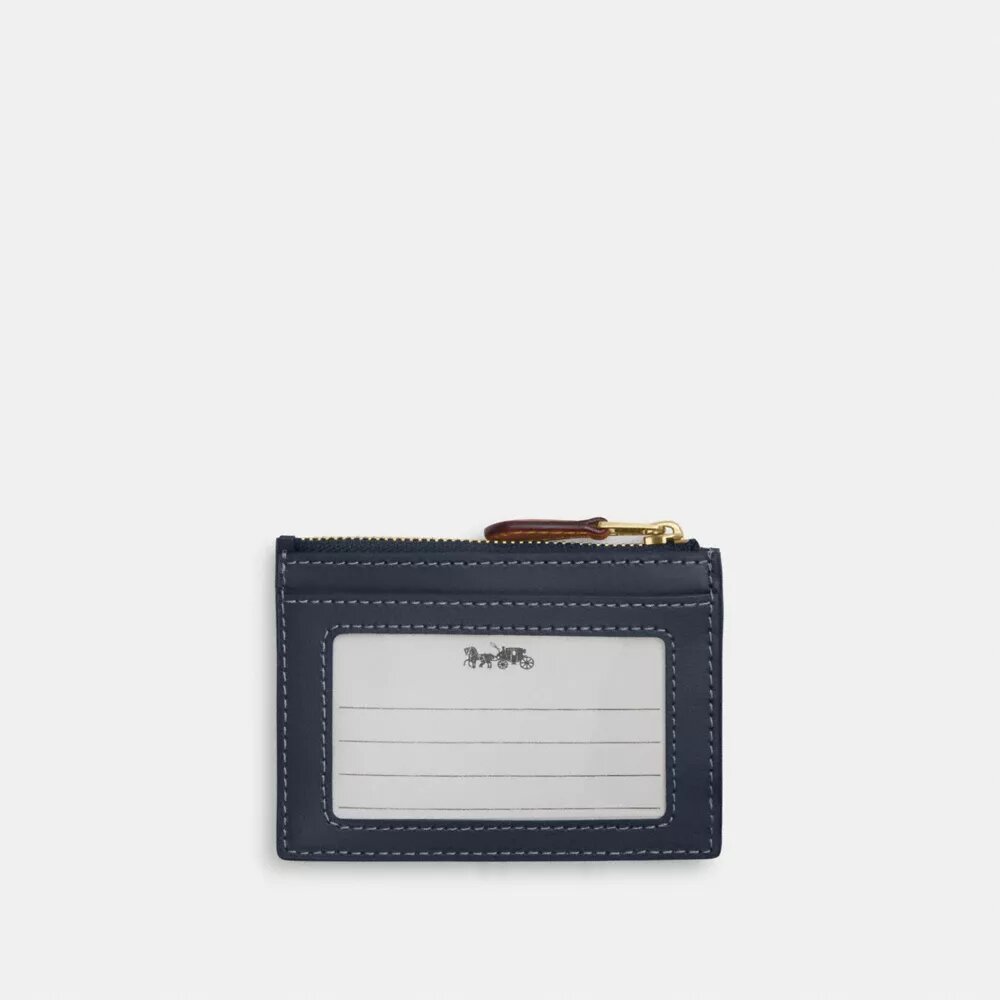 Porte-carte d’identité Mini Skinny en denim emblématique