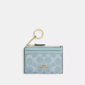 Porte-carte d'identité Mini Skinny en Signature Canvas