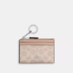 Porte-carte d'identité Mini Skinny en Signature Canvas