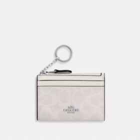 Porte-carte d'identité Mini Skinny en Signature Canvas